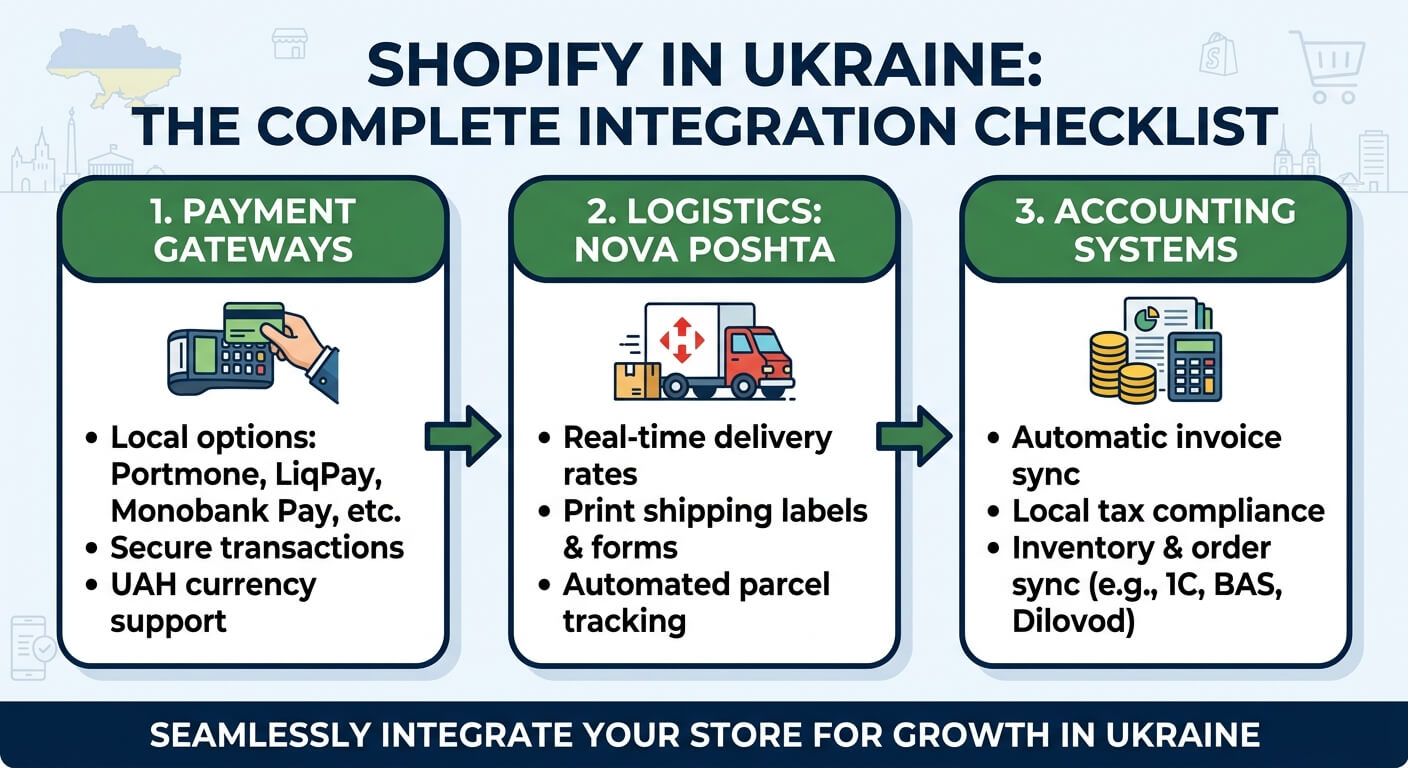 Shopify в Україні: оплата, Нова пошта та інтеграції з обліком